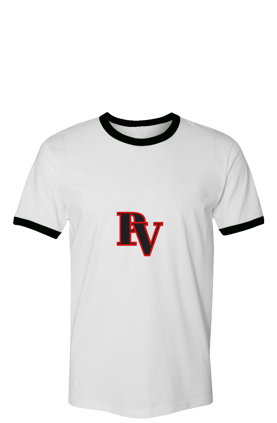 Vintage Ringer T-Shirt &amp;quot;PV&amp;quot;